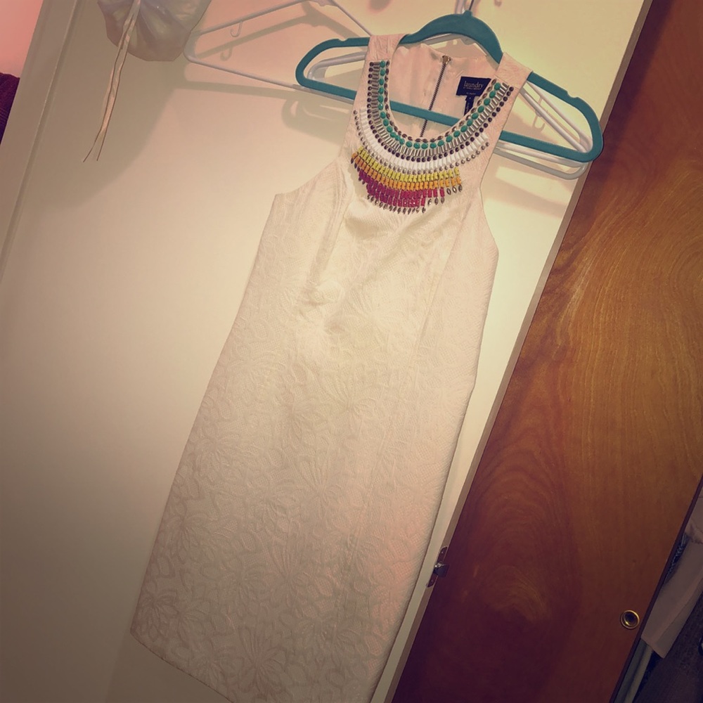 Laundry by shelli Segal dress with beads